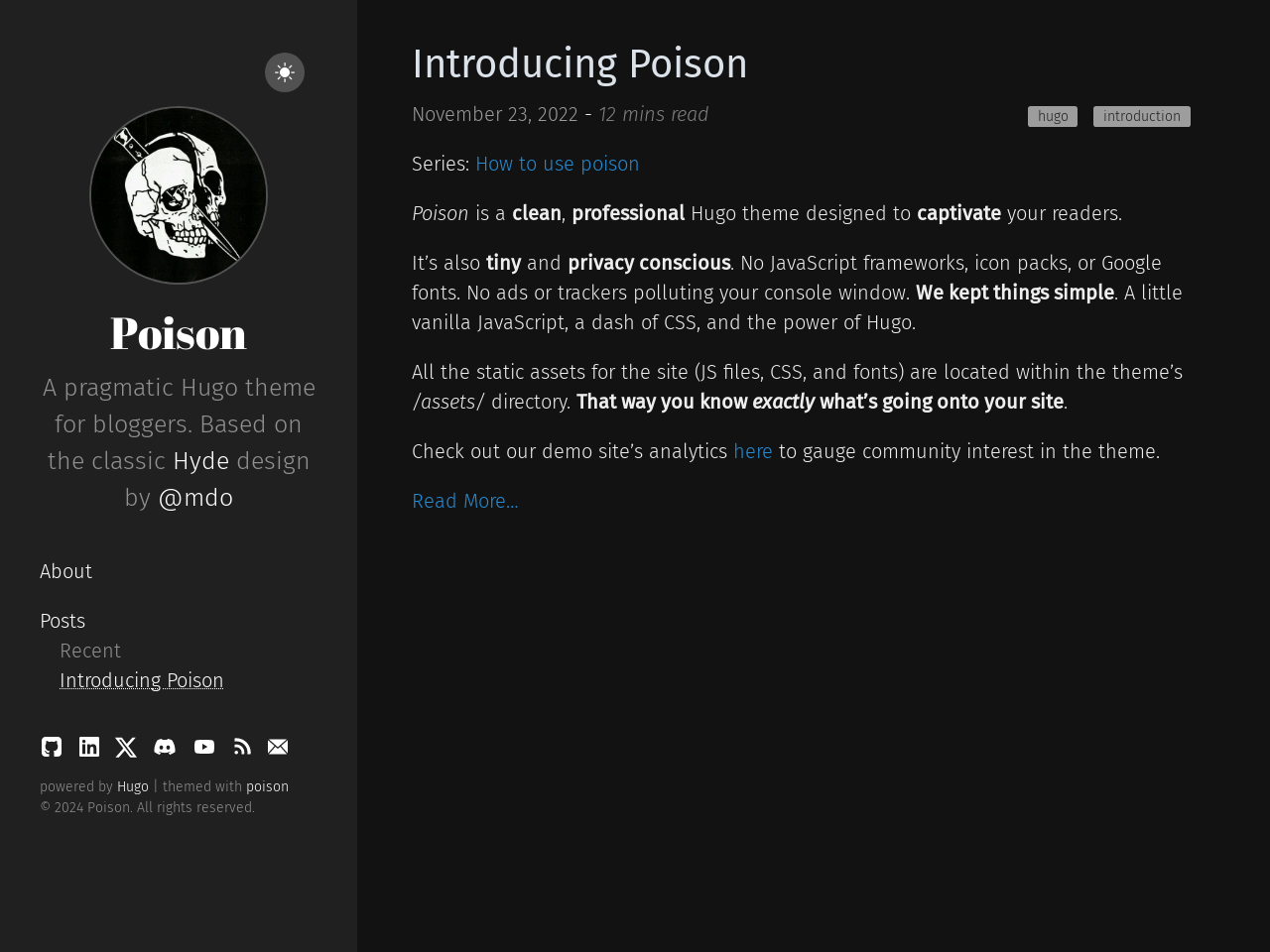 Poison screenshot