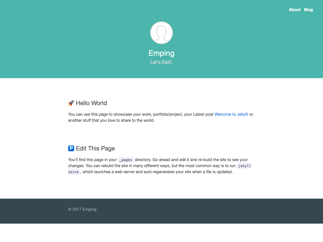 Emping Theme screenshot