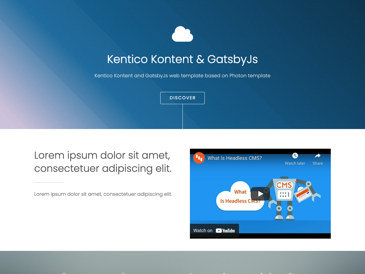 Gatsby Kontent Photon screenshot