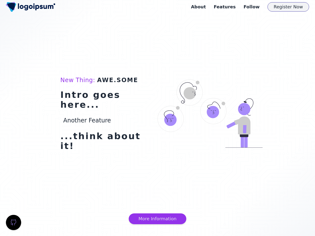 Astro Landing Page screenshot