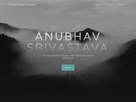 Gatsby Starter Grayscale screenshot