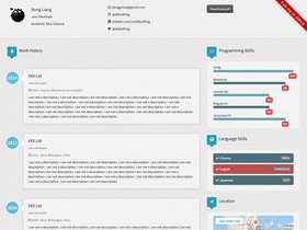 resumecard screenshot