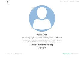 Hugo Mediumish screenshot