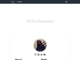 Gatsby Starter CV screenshot