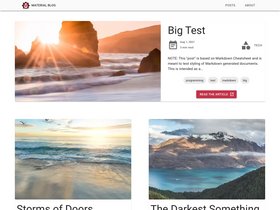 Gatsby Material Starter screenshot