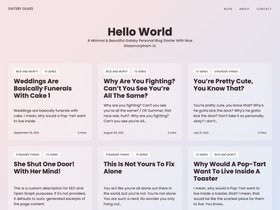 Gatsby Starter Glass screenshot